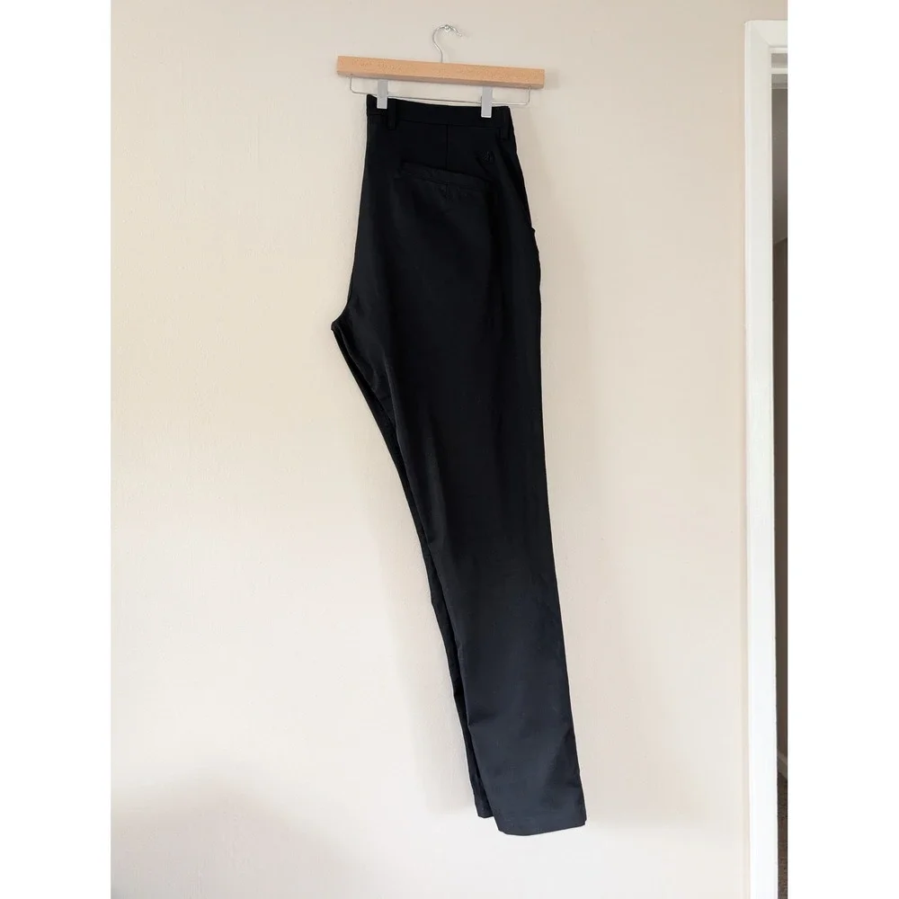 Walter Sky Mens 40 Black Chinos Pants Straight Leg WS-B01 Wicking Golf Tech Work